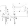 Смеситель Lemark Vintage LM2805B для кухни