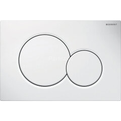 Кнопка смыва Geberit Sigma01 двойной смыв, белый