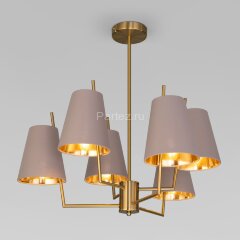 Потолочная люстра Eurosvet 60173/6 латунь
