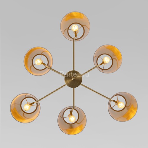 Потолочная люстра Eurosvet 60173/6 латунь