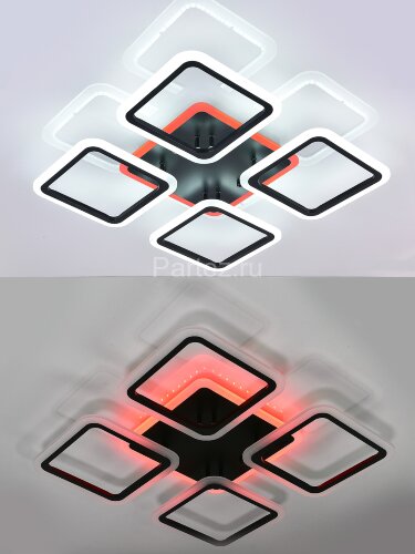 Потолочная люстра Natali Kovaltseva HIGH-TECH LED LAMPS 82004 BLACK