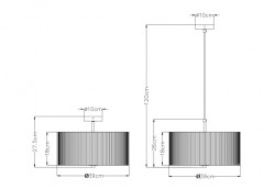 Подвесная люстра Arte Lamp A1021SP-3SS