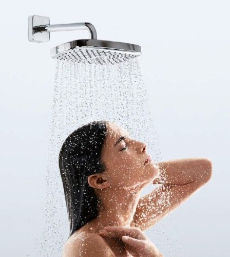 27385400 Raindance Select Raindance Select E 300 2jet верхний душ,½´, с держателем 390 мм БЕЛ./ХРОМ