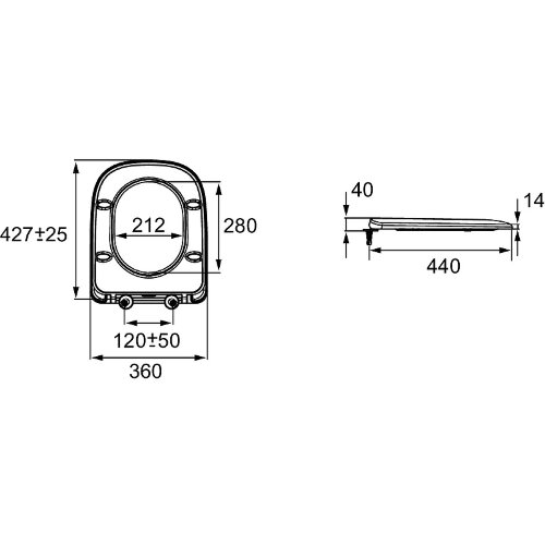 Комплект Jacob Delafon Vox: унитаз c инсталляцией 40 см, сиденье тонкое микролифт, клавиша хром (E21