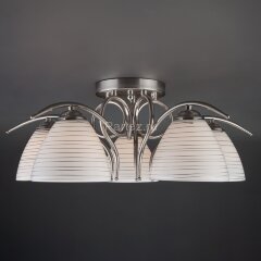 Потолочная люстра Eurosvet 30121/5 сатин-никель