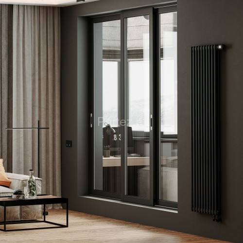 Дизайн-радиатор Royal Thermo Insignia VC2180 - 04 секц. RAL9005m