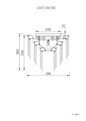 Потолочная люстра Stilfort 2157/09/07C