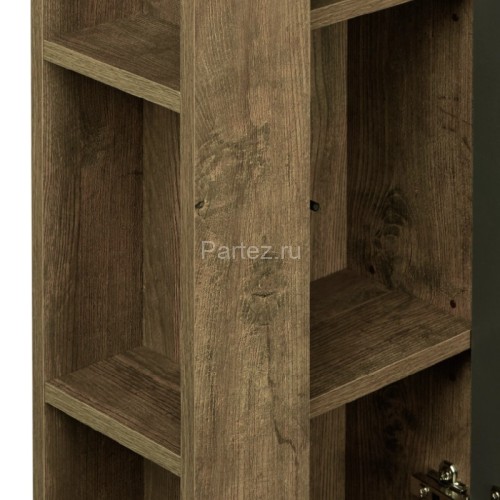 Шкаф AQUATON Терра подвесной, одностворчатый, дуб кантри/антрацит (1A247503TEKA0)