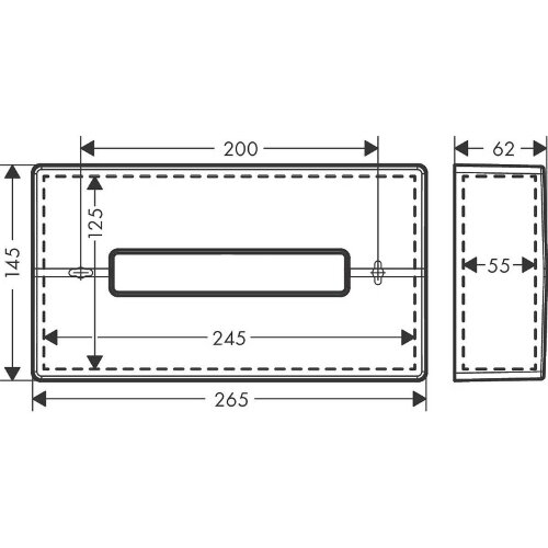 Держатель для салфеток Hansgrohe AddStoris , матовый черный (41774670)