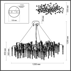 Подвесная люстра Odeon Light 5005/12