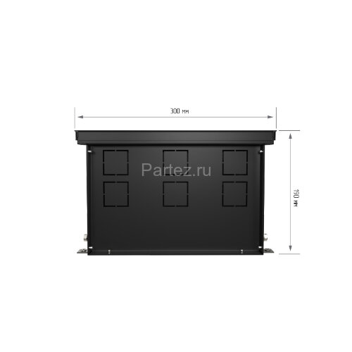 Конвектор внутрипольный Royal Thermo ATRIUM-190/300/2400-DG-U-BL