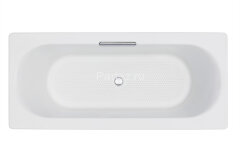 Ванна чугунная Jacob Delafon VOLUTE 180x80 см с антискользящим покрытием, без отверстий для ручек, б