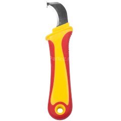 Нож монтажника нержавеющая сталь с &quot;пяткой&quot; Rexant 12-4935