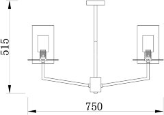 Потолочная люстра Freya FR5206PL-06FG