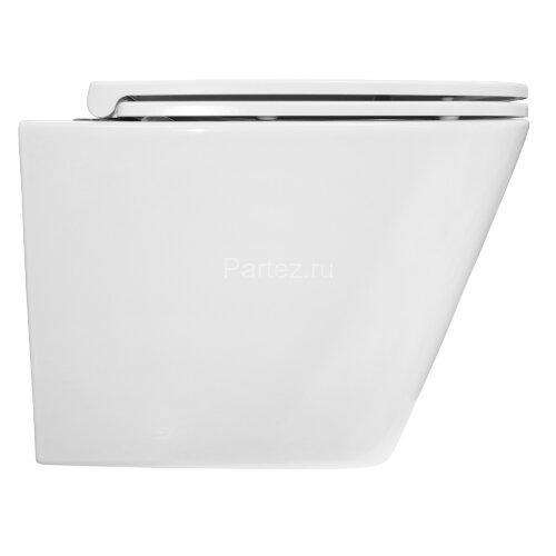 Унитаз подвесной Azario Teramo 340х490х350 безободковый, слив "Торнадо", в комплекте с сидением микр