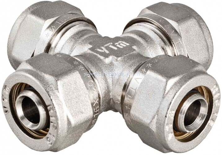 Крестовина обжимная D16 Valtec