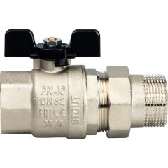 Кран шаровой полнопроходной с американкой 1. 1/4&quot;&quot; Stout