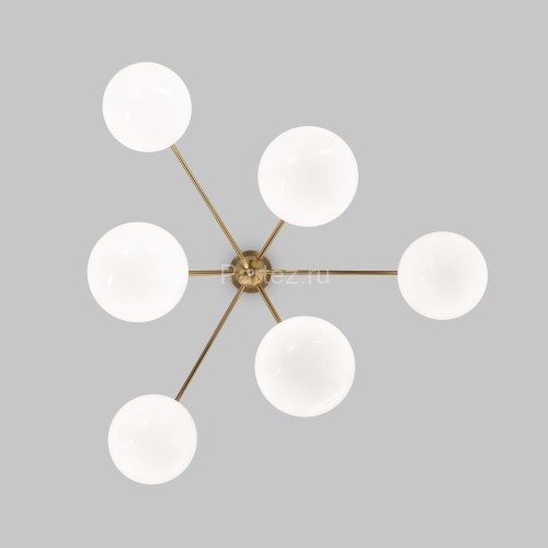 Потолочная люстра Eurosvet 60147/6 латунь