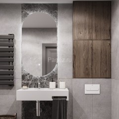 Раковина Aquaton Квадро Про 80 L, левая, белая (1A734431QA01L)