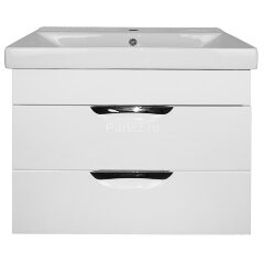 Комплект тумба Стиль- 70/2 &quot;Соло&quot; 700х580х480 подвесная, с раковиной Tempo 70, с доводчиками (CS0009