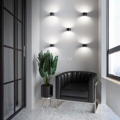 Настенный светильник Elektrostandard MRL LED 1045 черный