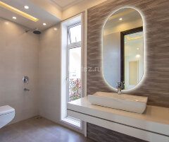 Зеркало AZARIO Viva 550х1050 сенсорный выключатель, универсальное крепление (LED-00002549)