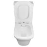 Унитаз-компакт Azario Candy 370х620х780 напольный, безободковый, в комплекте с бачком и сиденьем мик