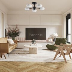 Потолочная люстра Arte Milano 250906/5B Wh