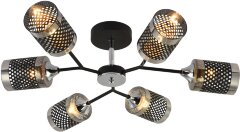 Потолочная люстра Reluce 01405-3.3-06B BK+CR