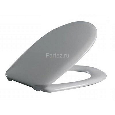 Крышка-сиденье для унитаза Haro Малибу стальное двухпозиционное крепление, белое (530750/531822)