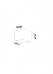 Настенный светильник Arte Lamp A1423AP-1BK