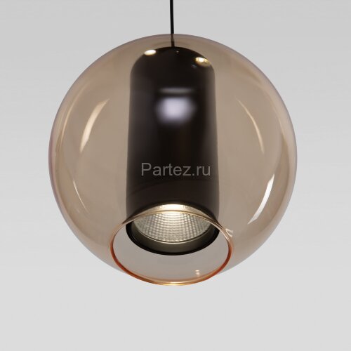 Подвесной светильник Eurosvet 50258/3 LED дымчатый/ бежевый/ шоколад