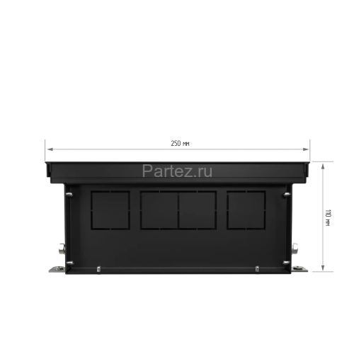 Конвектор внутрипольный Royal Thermo ATRIUM-110/250/800-DG-U-BL