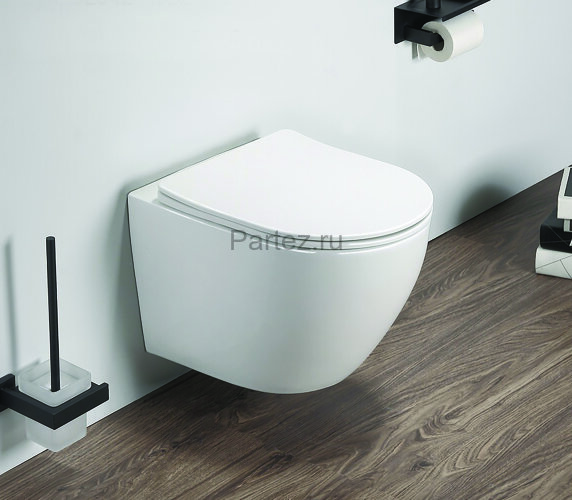 Сет 3 в 1 инсталляция Grohe Rapid SL с клавишей смыва + подвесной унитаз Azario Grado с быстросъемны