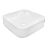 Раковина накладная Azario 430х430х120 квадратная, белый матовый (AZ-2194)