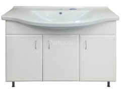 Комплект тумба Loranto Коралл 100 (820х1000х330) с раковиной Энигма 100