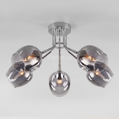 Потолочная люстра Eurosvet 30164/5 хром