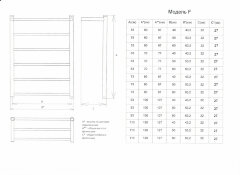 Полотенцесушитель водяной ДВИН FJ лесенка 80/50 с полкой, полированный (4627152137482)