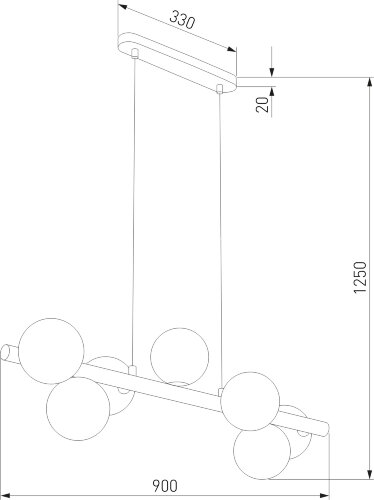 Подвесной светильник TK Lighting 10272 Estera Wood