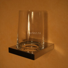 Хрустальный стакан с держателем Keuco Edition 11, хром (11150019000)