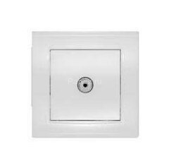 Розетка телевизионная TV 1-м СП Бриллиант бел. UNIVersal 7947571