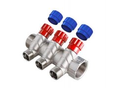 Коллектор с регулирующими вентилями 1&quot;х3х1/2&quot;НР VALTEC