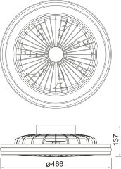 Потолочная люстра Mantra 8291