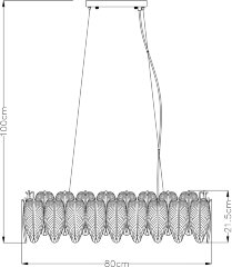 Подвесная люстра Arte Lamp A4152SP-8SG