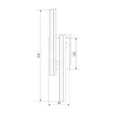 Настенный светильник Eurosvet 90020/2 хром