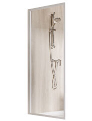 Неподвижная душевая стенка Ravak Supernova PSS-90, профиль белый, цвет стекла &quot;Водная зябь&quot;