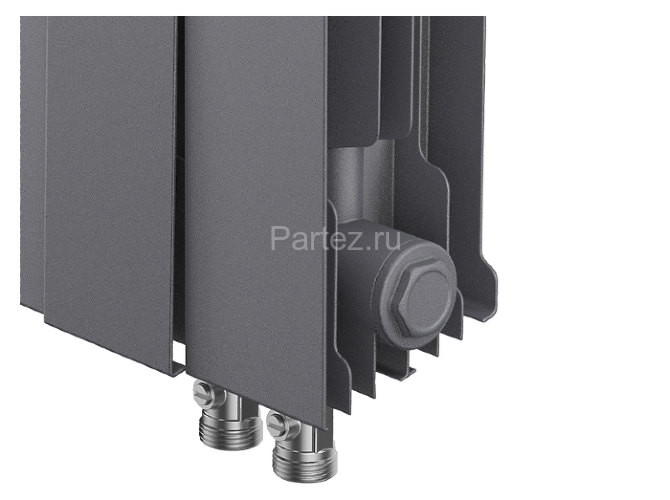 Радиатор Royal Thermo PianoForte 300 /Silver Satin - 14 секц. VDR