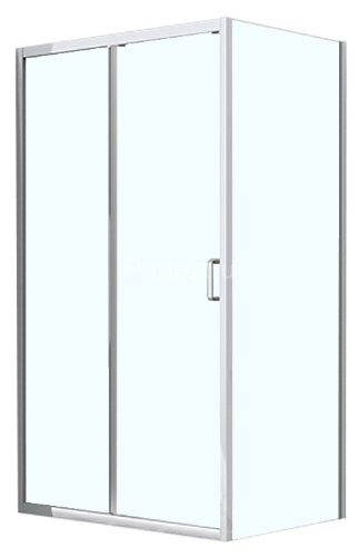 Душевое ограждение Azario ALTON 1200х800х2000, БЕЗ ПОДДОНА, прозрачное стекло 6 мм, цвет профиля серебро (AZ-NAC1131 L 1200)