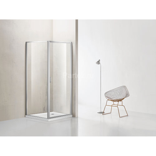 Душевое ограждение Azario RICHMOND 800х800х1950 БЕЗ ПОДДОНА прозрачное стекло 6 мм, профиль хром (AZ-NAG1221 800)
