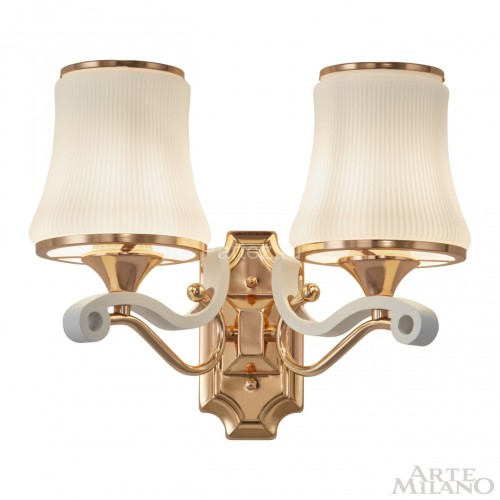Бра Arte Milano 303987/2W Wh/Gd